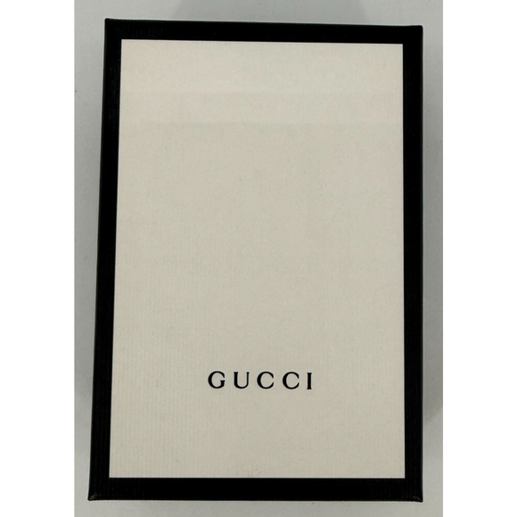 New GUCCI GG Marmont Diagonal Black and Red Leather Bifold Card Wallet W/ Box - Picture 14 of 15